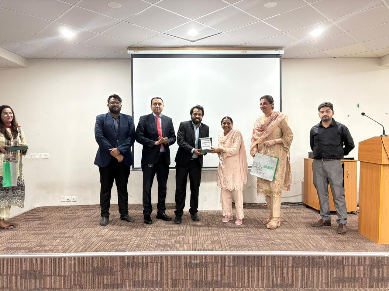 Certificates presented at the close of a WEEDS training